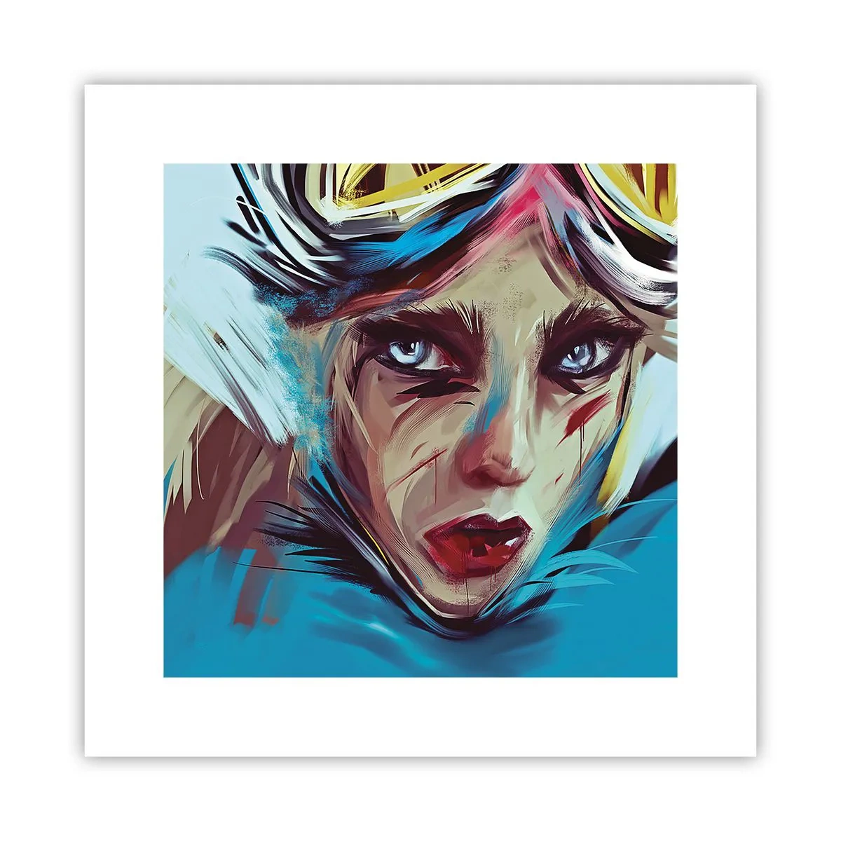 Affisch - Vägkämpe - 30x30 cm