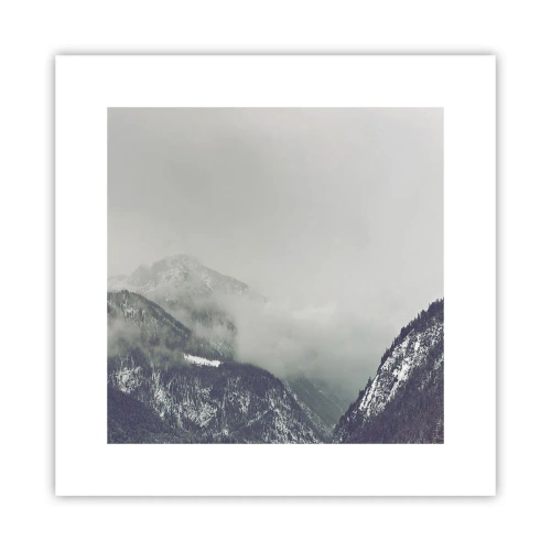 Affisch - Dimmig dal - 30x30 cm