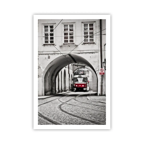 Affisch - Genom stadens labyrint - 61x91 cm