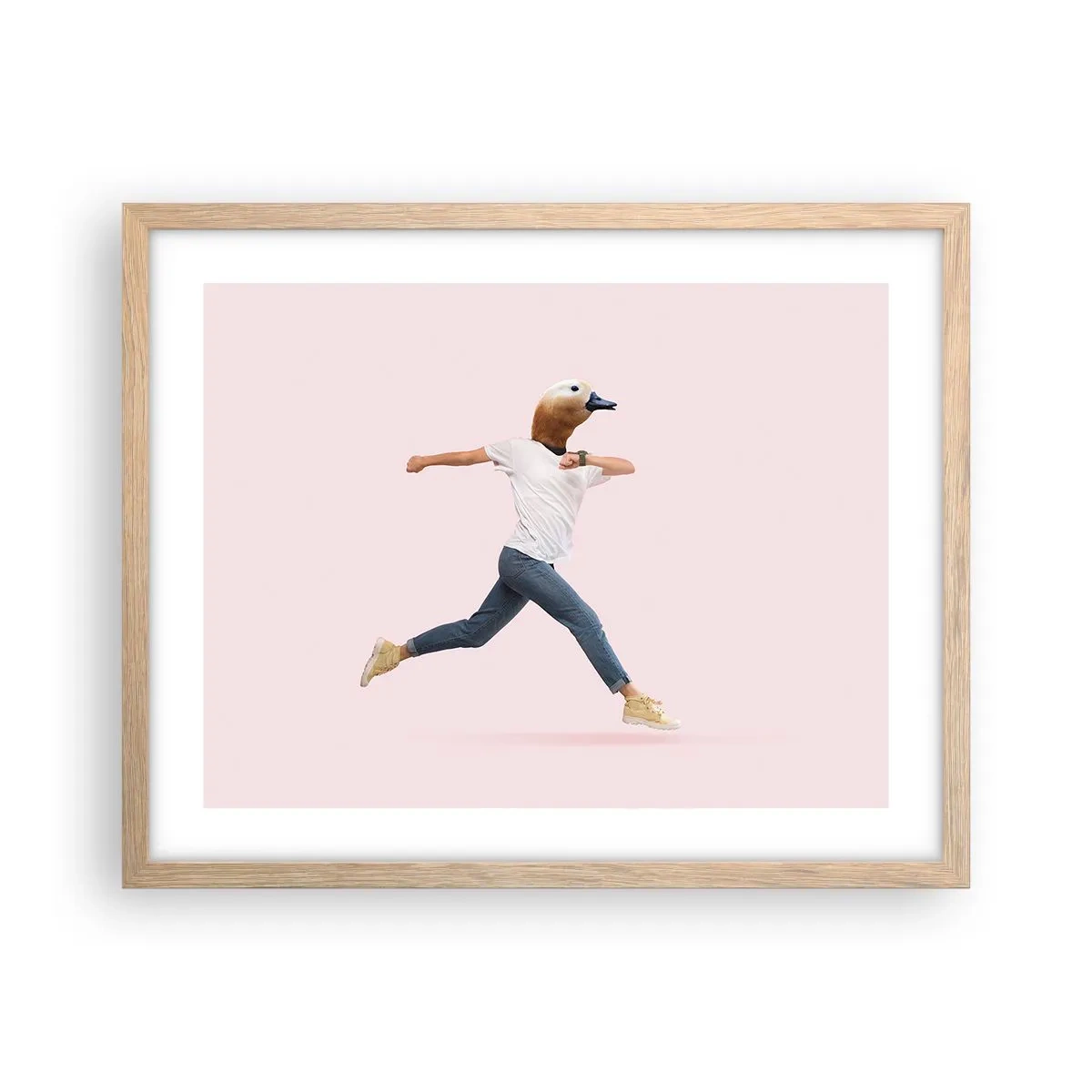 Affisch i ram av ljusek - En nypa absurd - 50x40 cm