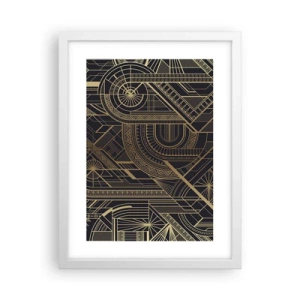 Affisch i vit ram - Koncept, idéer, planer - 30x40 cm