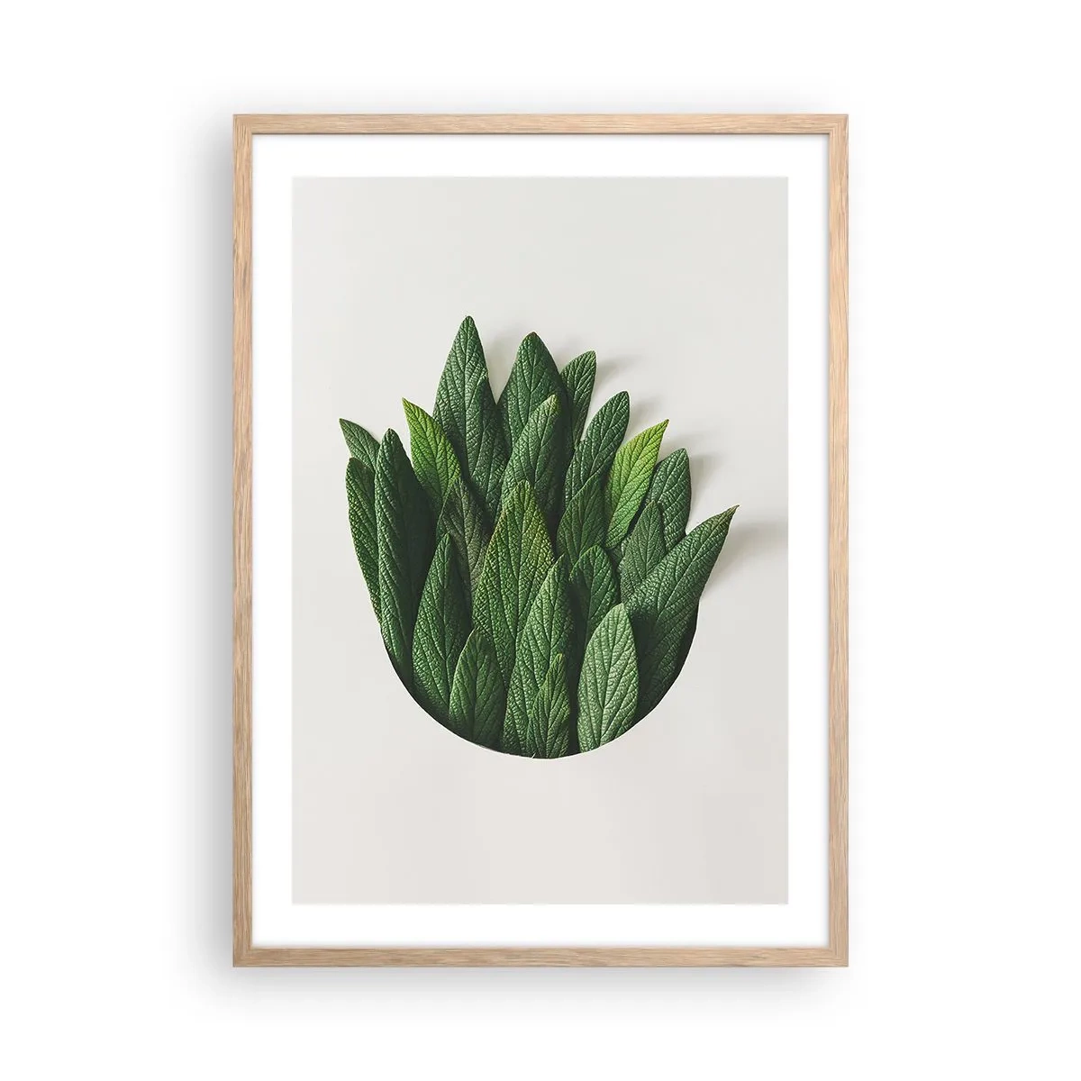 Affisch i ram av ljusek - Ostoppbar nyfikenhet - 50x70 cm