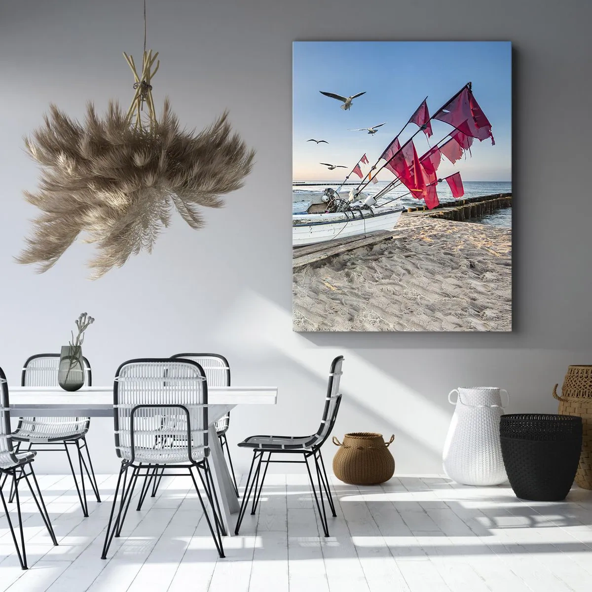 Canvastavla - Bild på duk - Välförtjänt vila - 50x70 cm