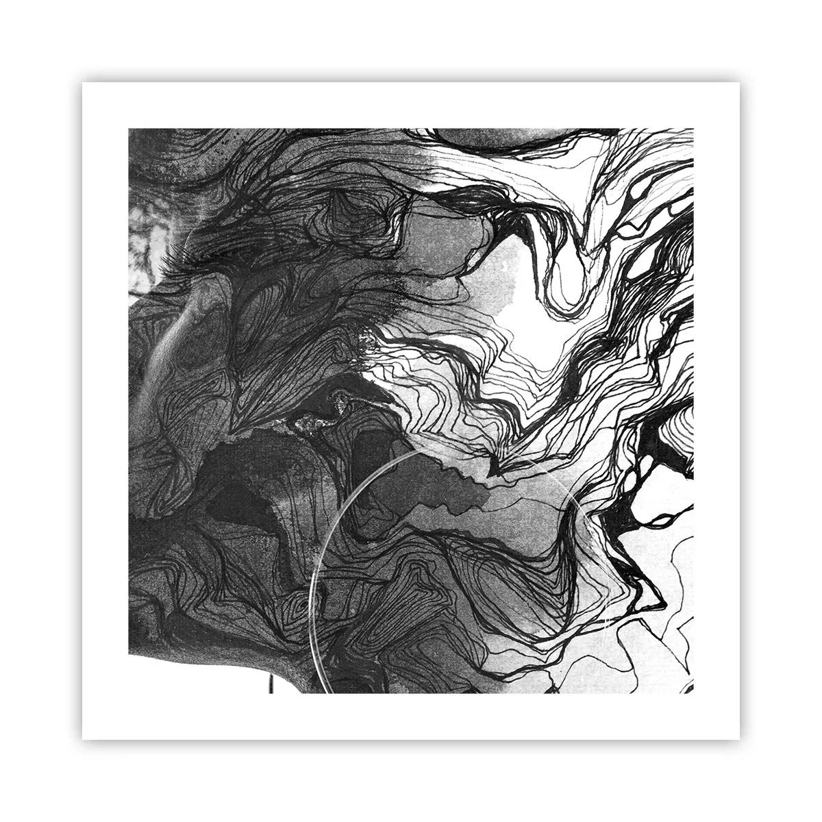 Affisch - Tilltrasslad i drömmarna - 50x50 cm