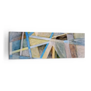Canvastavla - Bild på duk - Rakt fram eller diagonalt? - 160x50 cm