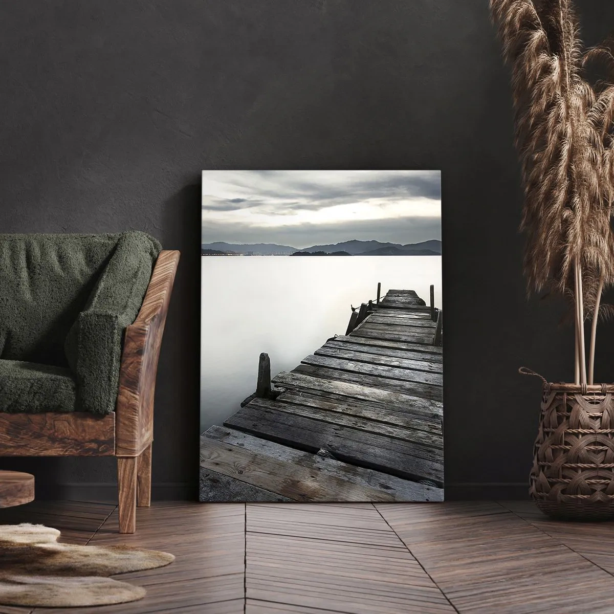 Canvastavla - Bild på duk - Doppa sig i lugnet - 50x70 cm