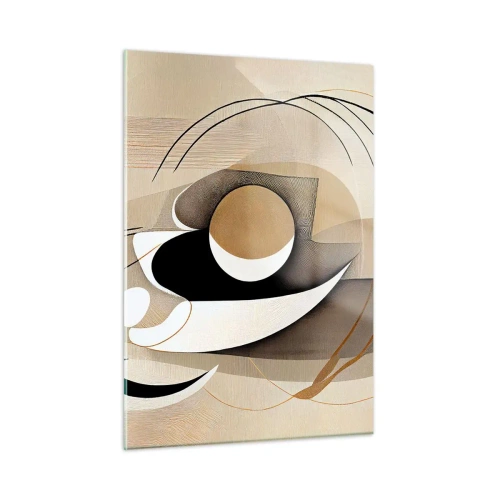 Glastavla - Bild på glas - Komposition: essensen av saker och ting - 50x70 cm