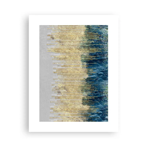 Affisch - Förgylld gräns - 30x40 cm
