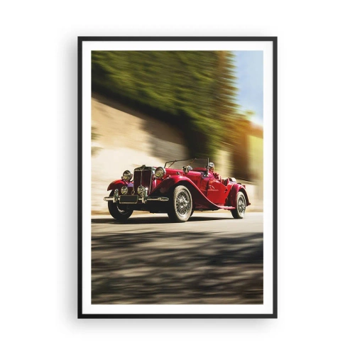 Affisch i svart ram - Vackrare än Nike från Samothrakis - 70x100 cm