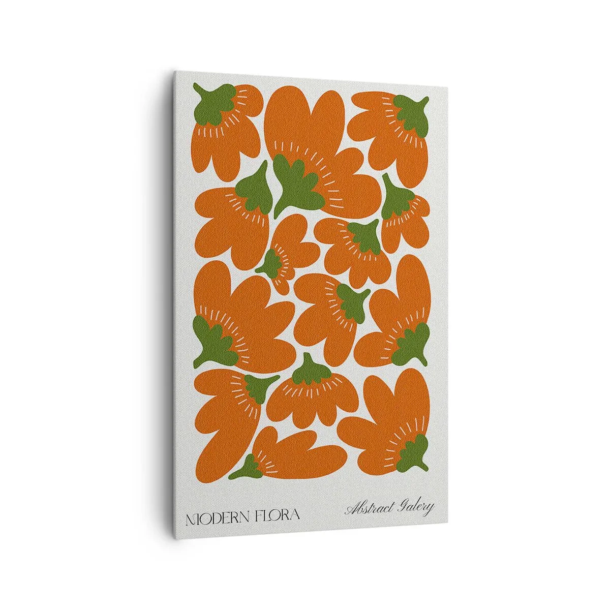 Canvastavla - Bild på duk - Ur blommornas liv - 80x120 cm