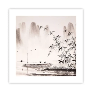 Affisch - Risfältens tystnad - 40x40 cm