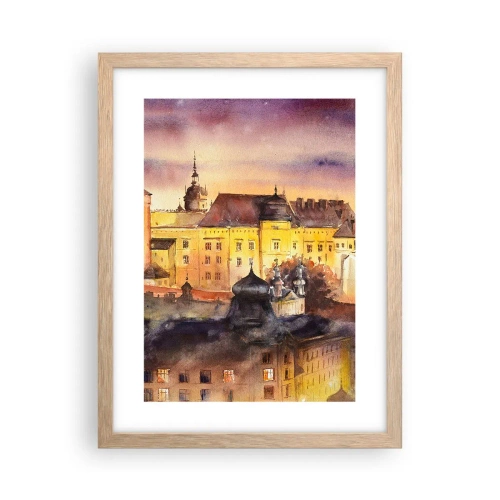 Affisch i ram av ljusek - En historia och en berättelse - 30x40 cm