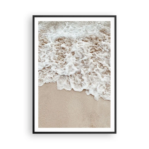 Affisch i svart ram - Strax tillbaka - 70x100 cm