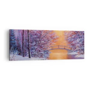 Canvastavla - Bild på duk - Låt oss mötas här - 140x50 cm