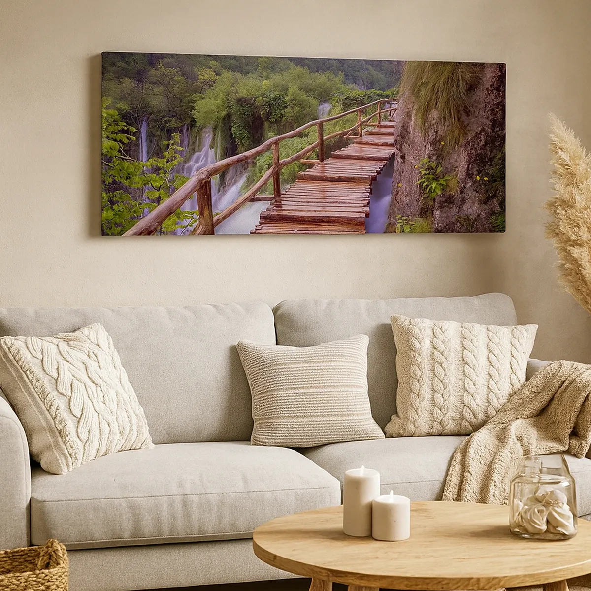 Canvastavla - Bild på duk - Otrolig skönhet - 30x30 cm