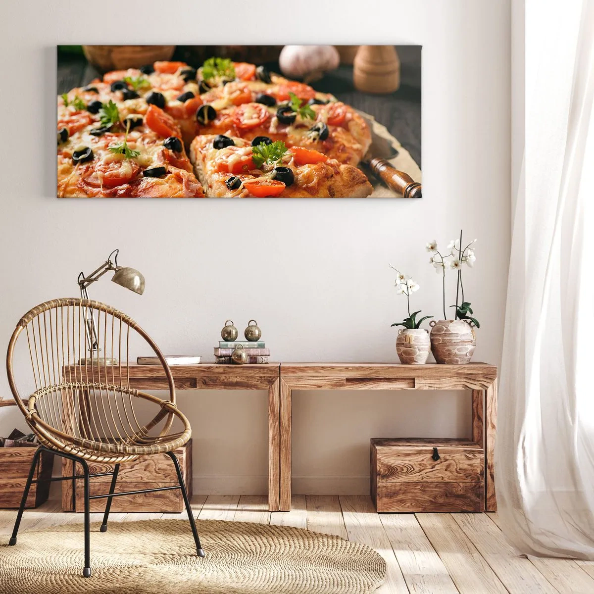 Canvastavla - Bild på duk - Färdigt bakat - 100x40 cm