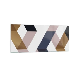 Glastavla - Bild på glas - Plan och vinklar - 120x50 cm