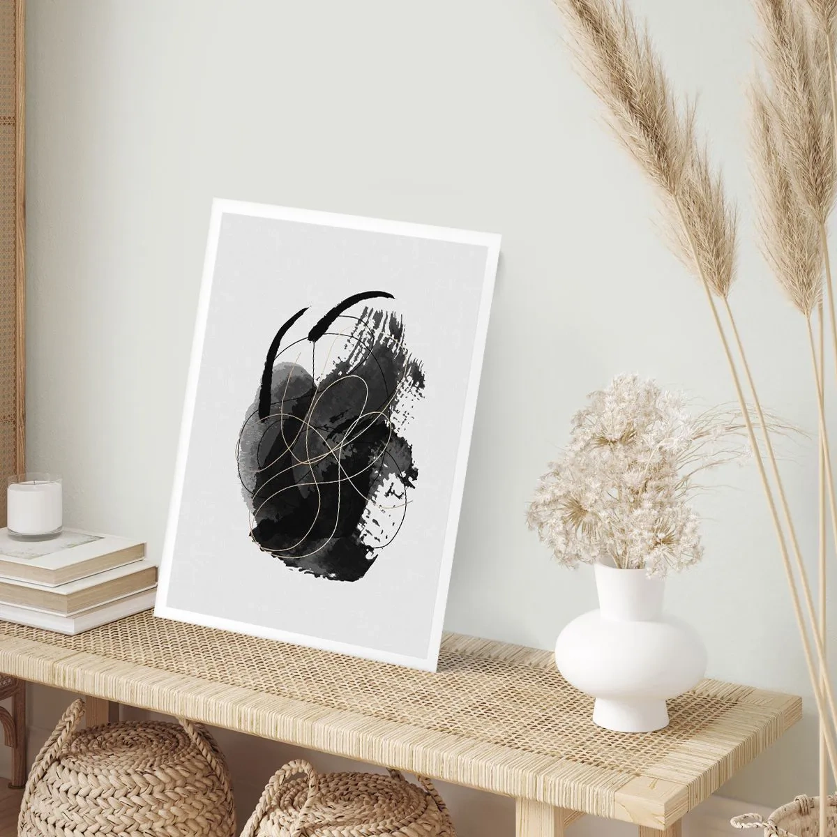Affisch - Uppkommen ur svärta - 40x50 cm
