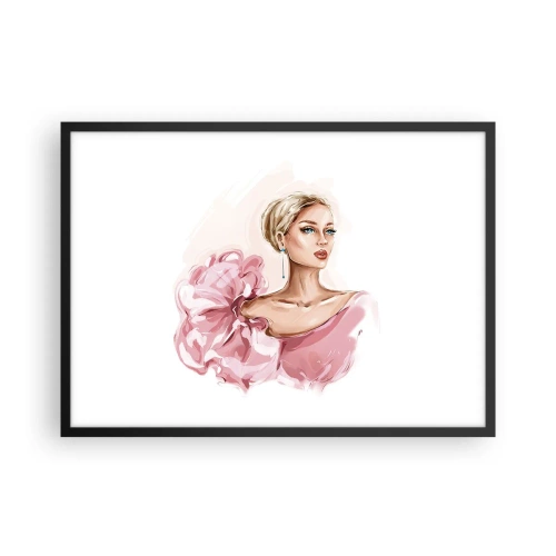 Affisch i svart ram - Som målad... - 70x50 cm