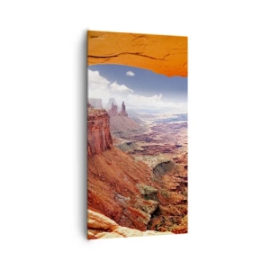 Canvastavla - Bild på duk - Skapat av naturen - 65x120 cm