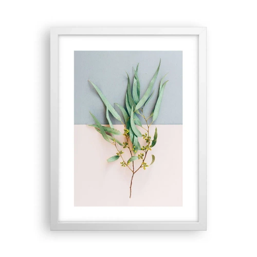 Affisch i vit ram - Pastellens subtilitet - 30x40 cm