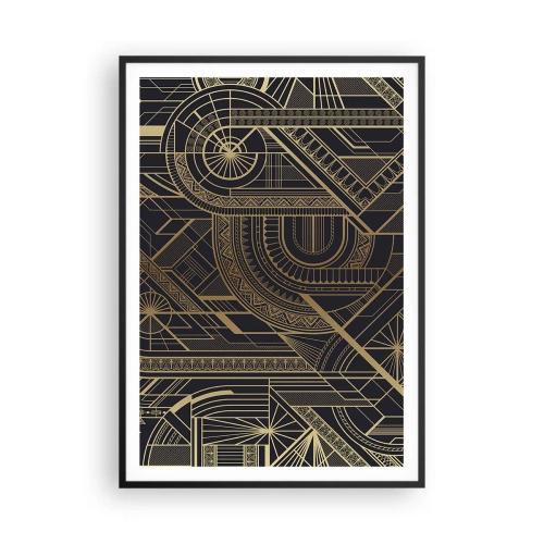 Affisch i svart ram - Koncept, idéer, planer - 70x100 cm