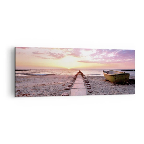 Canvastavla - Bild på duk - En stund av djup upplevelse - 140x50 cm