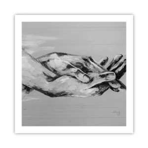 Affisch - Början... - 60x60 cm