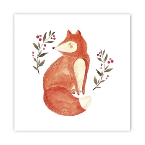 Affisch - Liten rödhårig - 60x60 cm