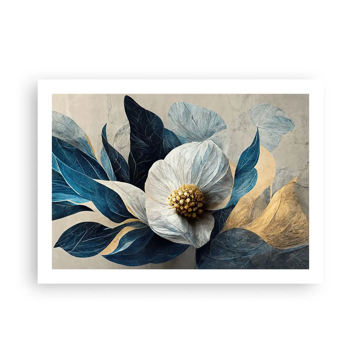 Affisch - Har ett hjärta av guld - 70x50 cm