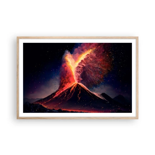 Affisch i ram av ljusek - Skönhet och skräck - 91x61 cm