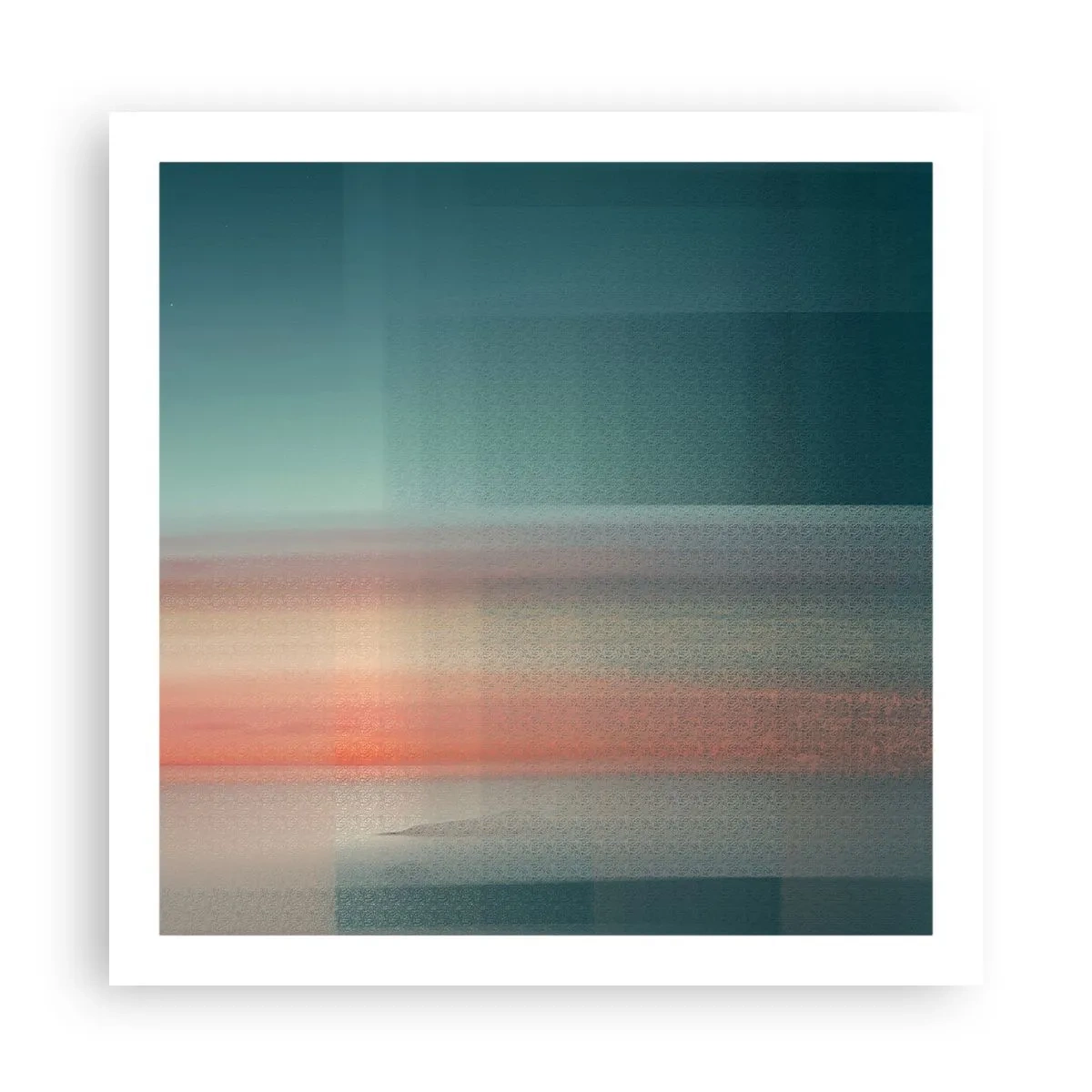Affisch - Abstraktion: ljusvågor - 60x60 cm