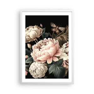 Affisch i vit ram - I barockstil - 50x70 cm