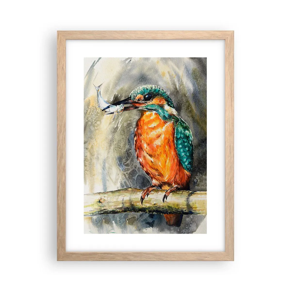 Affisch i ram av ljusek - Naturens lagar - 30x40 cm