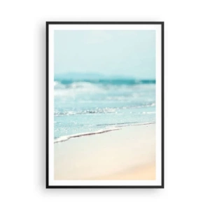 Affisch i svart ram - Värme och brus - 70x100 cm