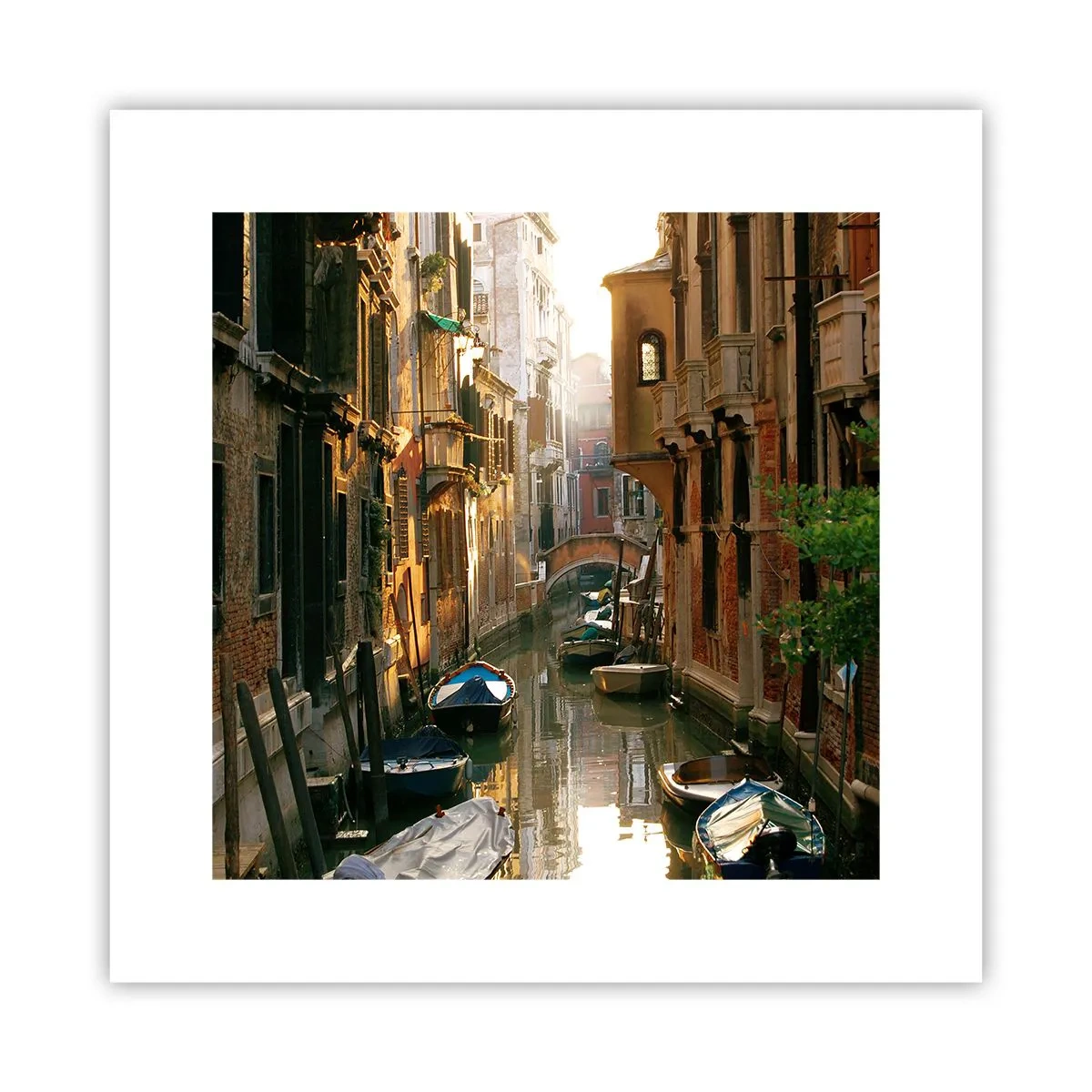 Affisch - På en gränd i Venedig - 30x30 cm