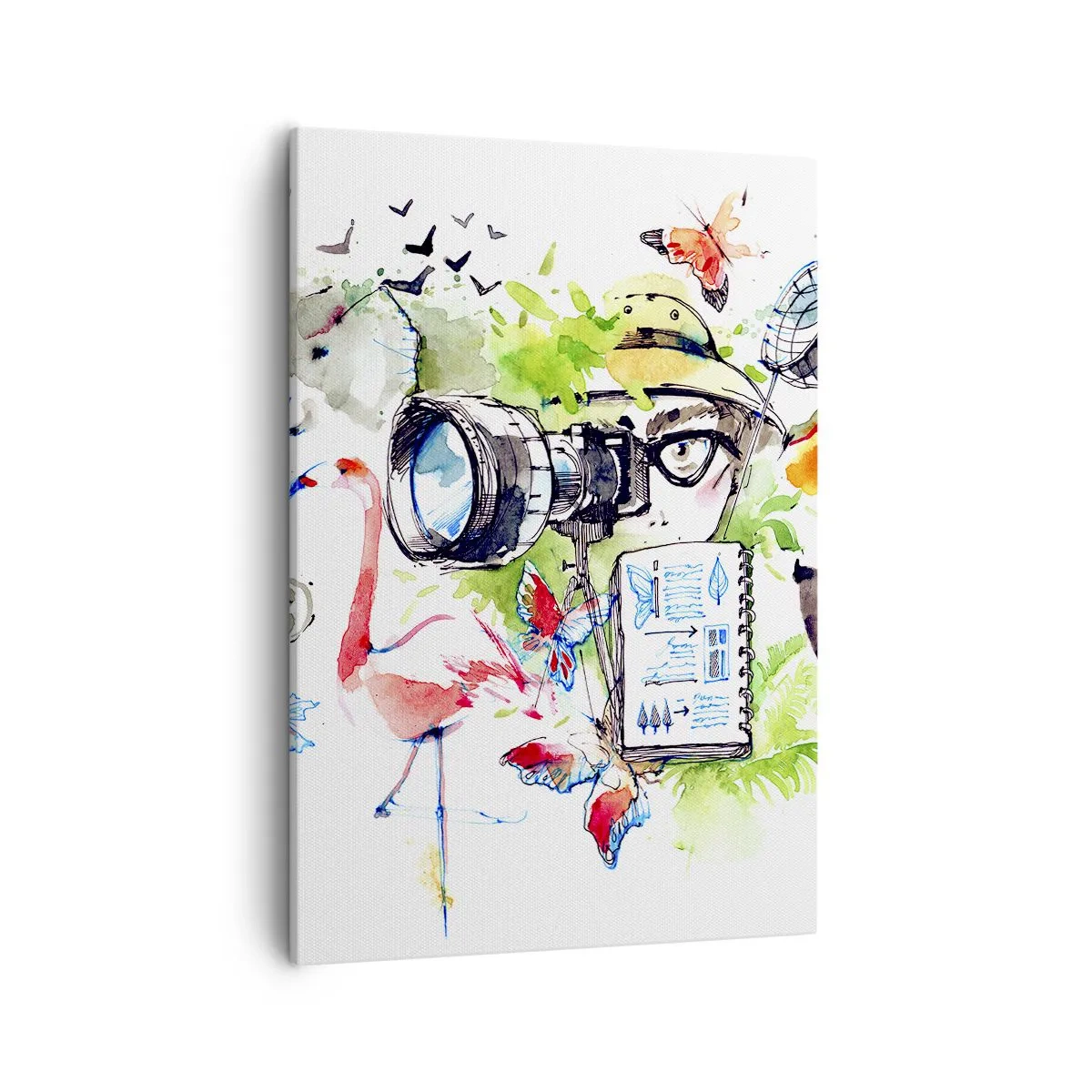 Canvastavla - Bild på duk - I resenärens objektiv - 50x70 cm