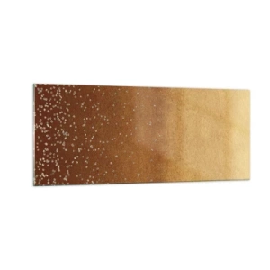 Glastavla - Bild på glas - Ljusets födsel - 100x40 cm