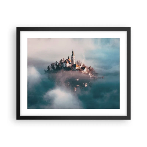 Affisch i svart ram - Drömö - 50x40 cm