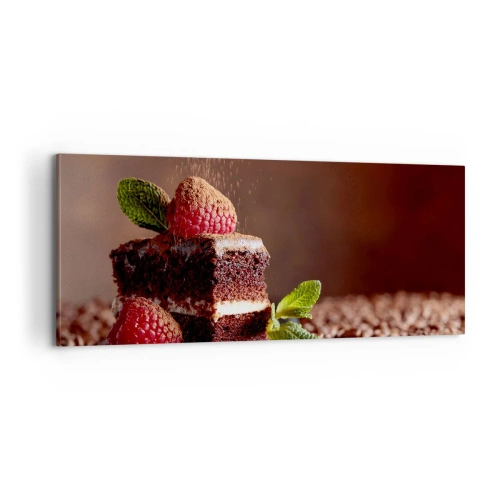 Canvastavla - Bild på duk - Livet är ljuvt - 100x40 cm