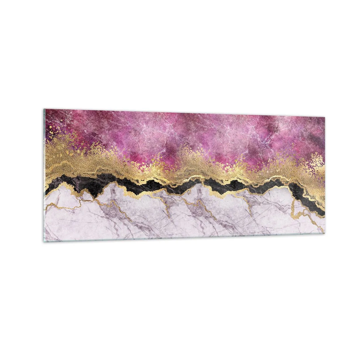Glastavla - Bild på glas - På gränsen - 100x40 cm