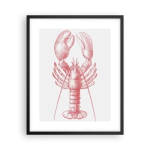 Affisch i svart ram - Hummer värdig Homer - 40x50 cm