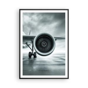 Affisch i svart ram - Kraften finns! - 70x100 cm