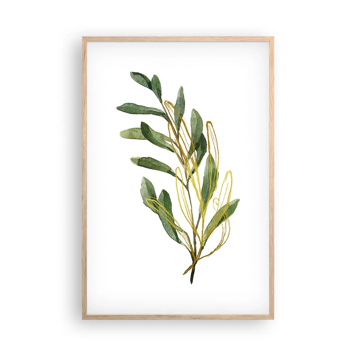 Affisch i ram av ljusek - Allt som är gott - 61x91 cm