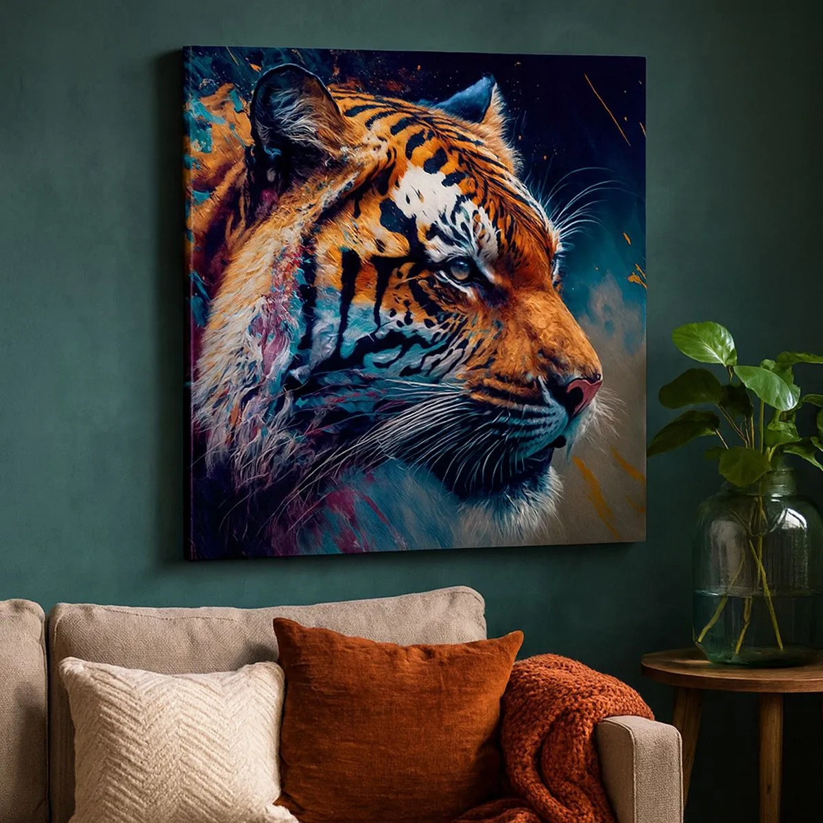 Canvastavla - Bild på duk - Vild skönhet - 30x30 cm