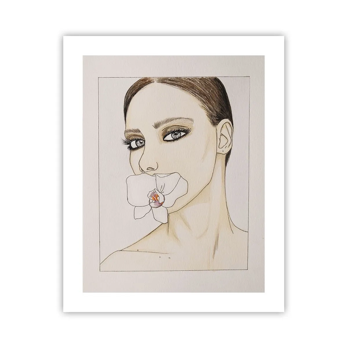 Affisch - Elegansens och skönhetens symbol - 40x50 cm