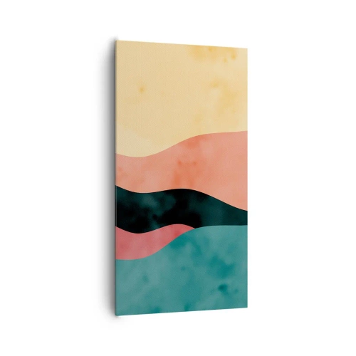 Canvastavla - Bild på duk - Enig oenighet - 65x120 cm