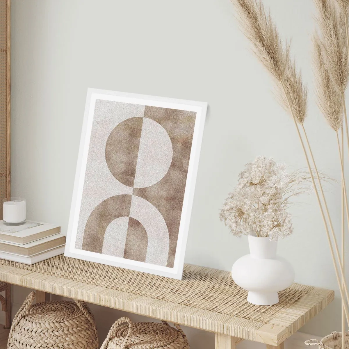 Affisch i vit ram - Likheter och skillnader - 61x91 cm