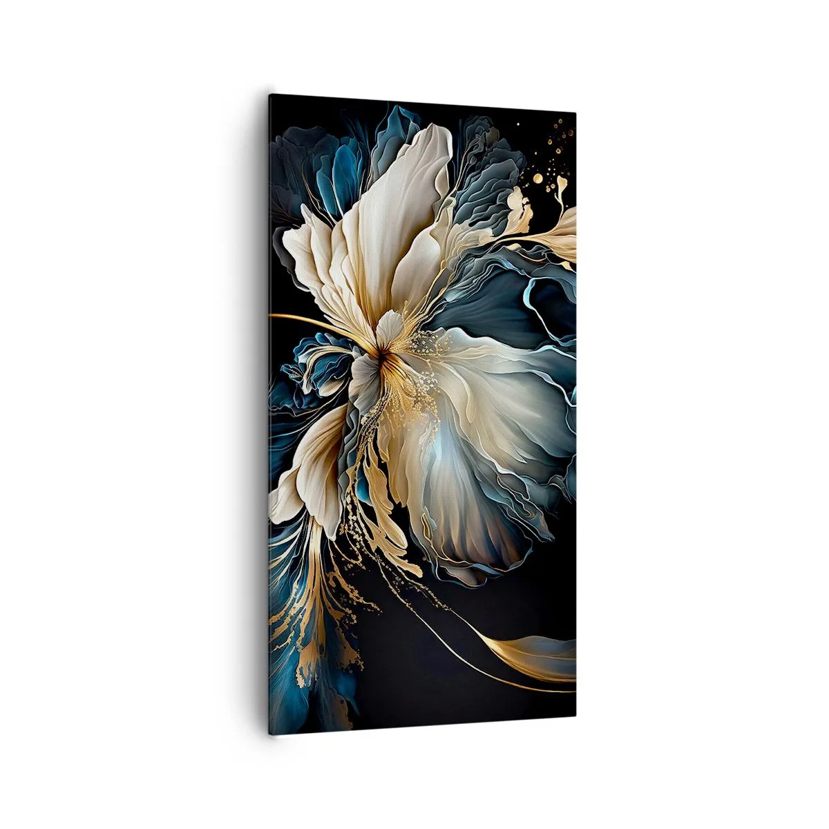Canvastavla - Bild på duk - Sagolik ormbunksblomma - 65x120 cm