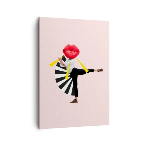 Canvastavla - Bild på duk - Surrealistisk pop-art - 50x70 cm